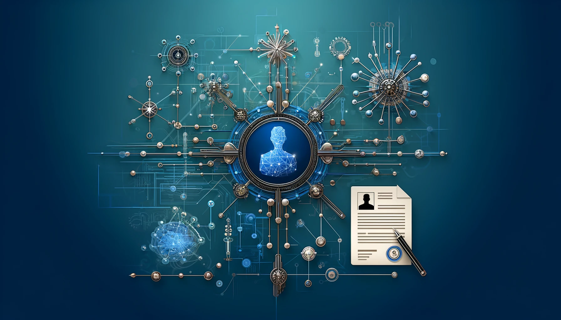 Illustration of technology leadership and connected systems